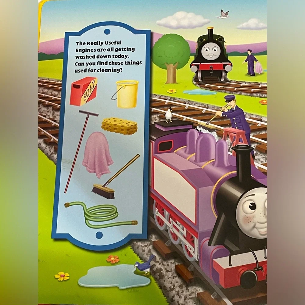 Thomas and Friends Kids First Look and Find Activity Book For Toddlers Education